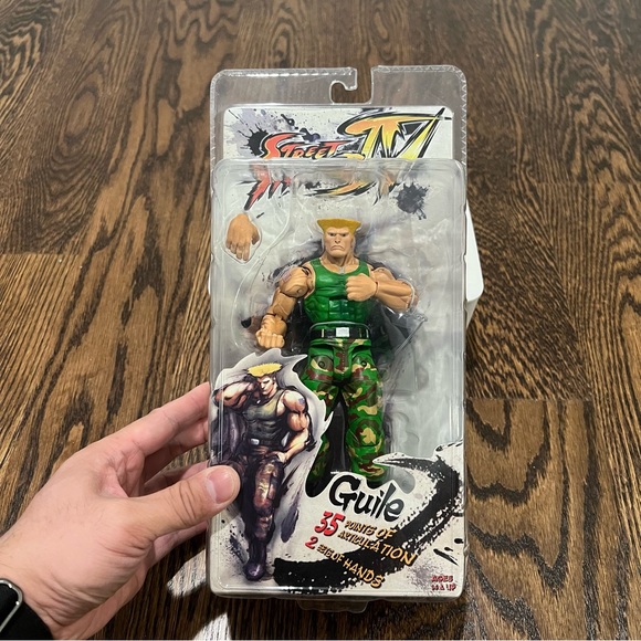 NECA Capcom Street Fighter IV Fighting Game - Guile Action Figure - Picture 2 of 7